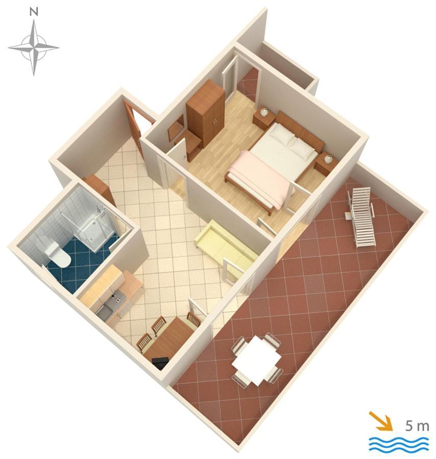 Apartments By The Sea Mandre, Pag - 4093 콜란 외부 사진